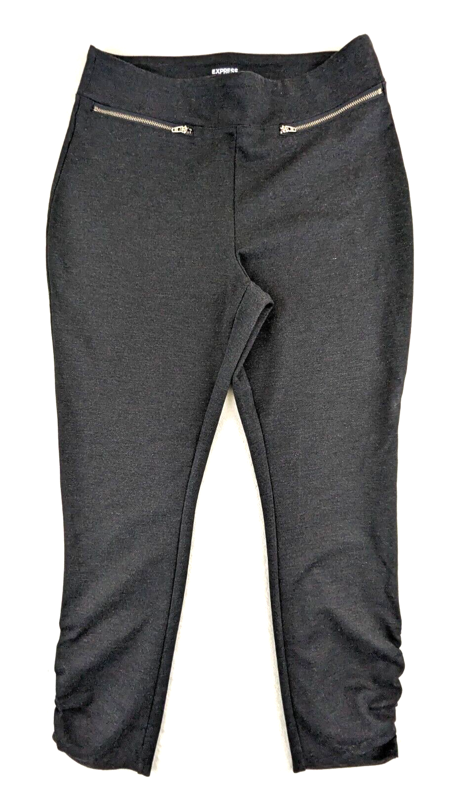 【新品】CARORIE LIGHT PONTE TAPERED PANTS[L] CARORIE LIGHT PONTE TAPERED PANTS BLACK