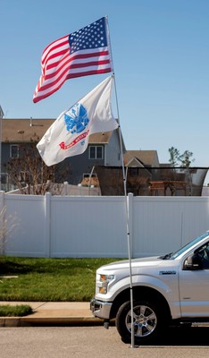 Flagpole-To-Go Ultimate Tailgaters Package 17' Portable Flagpole 2 Flag Holder