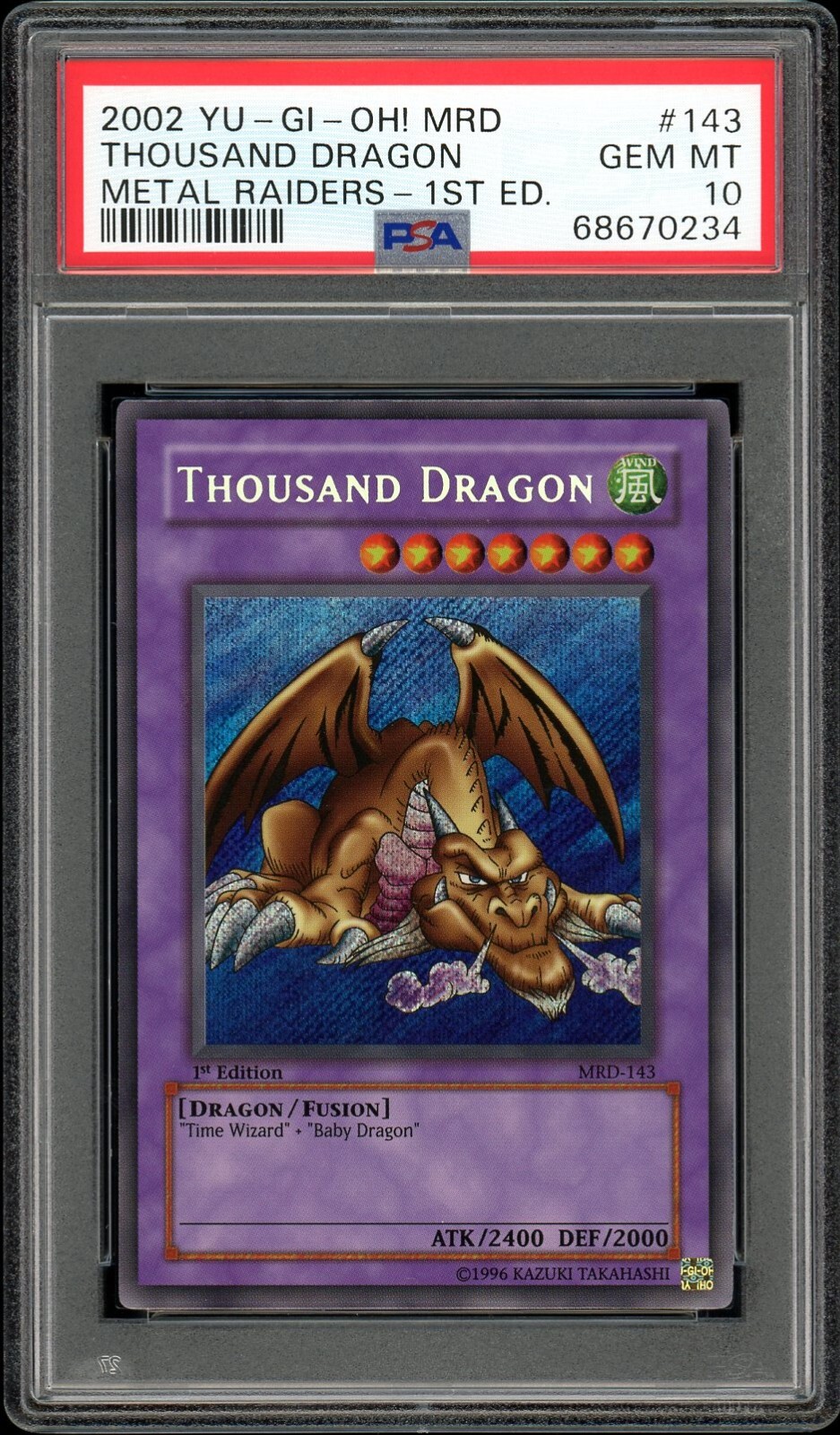 1999年 千年竜　THOUSAND DRAGON PSA10 1999年 千年竜 THOUSAND DRAGON PSA10 1999年 千年竜 THOUSAND DRAGON