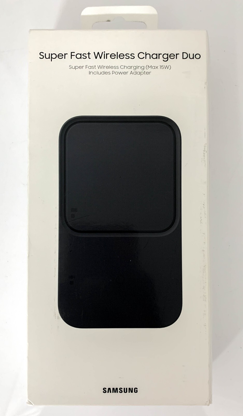 Samsung 15W Super Fast Wireless Charger Duo w/ Adapter and Cable - Black