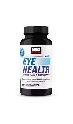 Force Factor Complete Eye Health Clinical Strength Eye Vitamins Exp 05/26