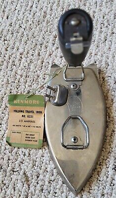 Vintage Kenmore Travel Iron, never used excellent