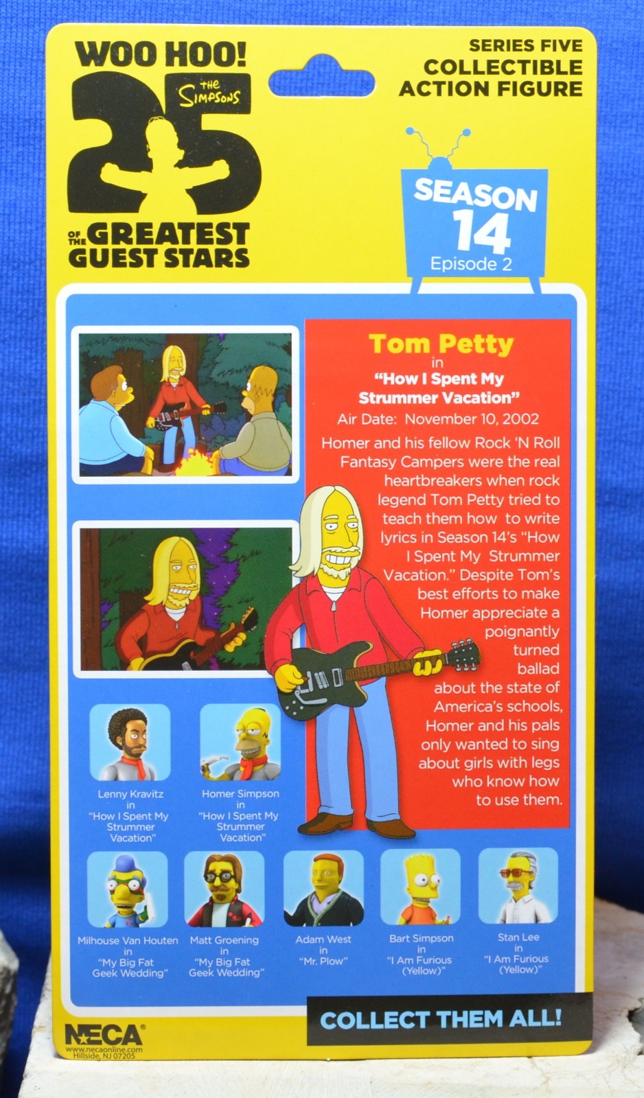 Tom Petty Action Figure - Simpsons Greatest Guest Stars - Season 14, Episode 2