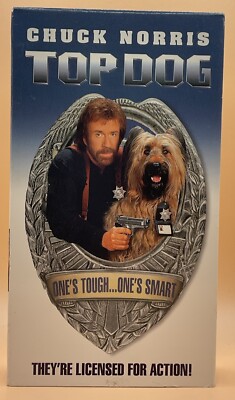 Top Dog VHS Chuck Norris 1995 **Buy 2 Get 1 Free**