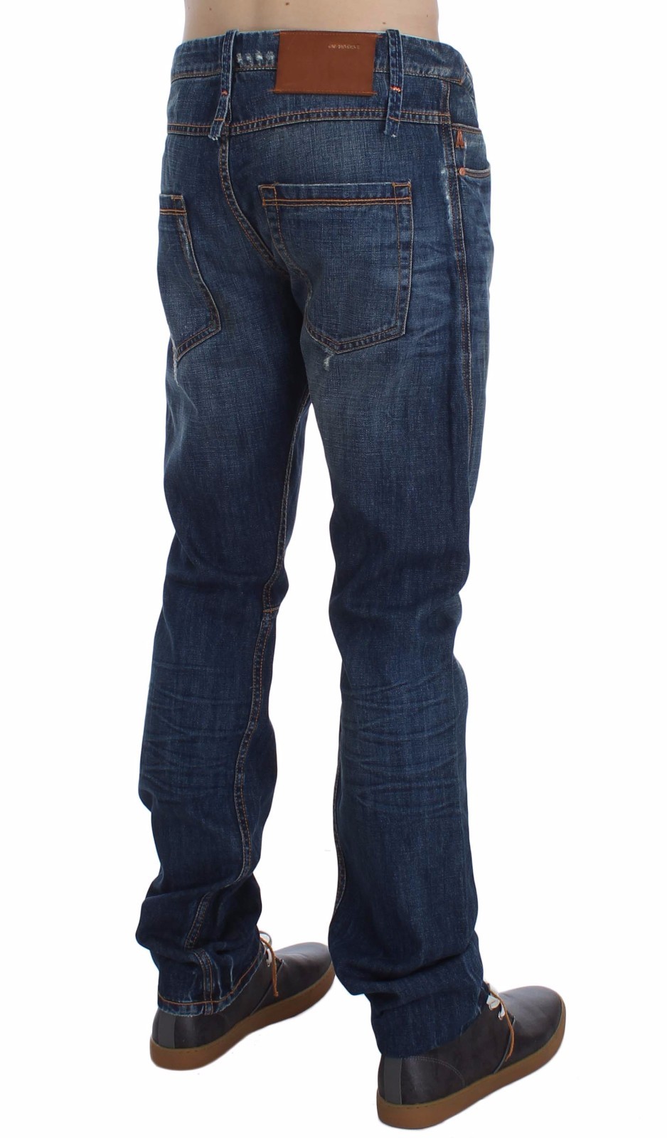 

Мужские брюки узкого кроя из хлопкового денима синего цвета ACHT Jeans  / IT48 Рекомендуемая розничная цена 180 долларов США, Синий