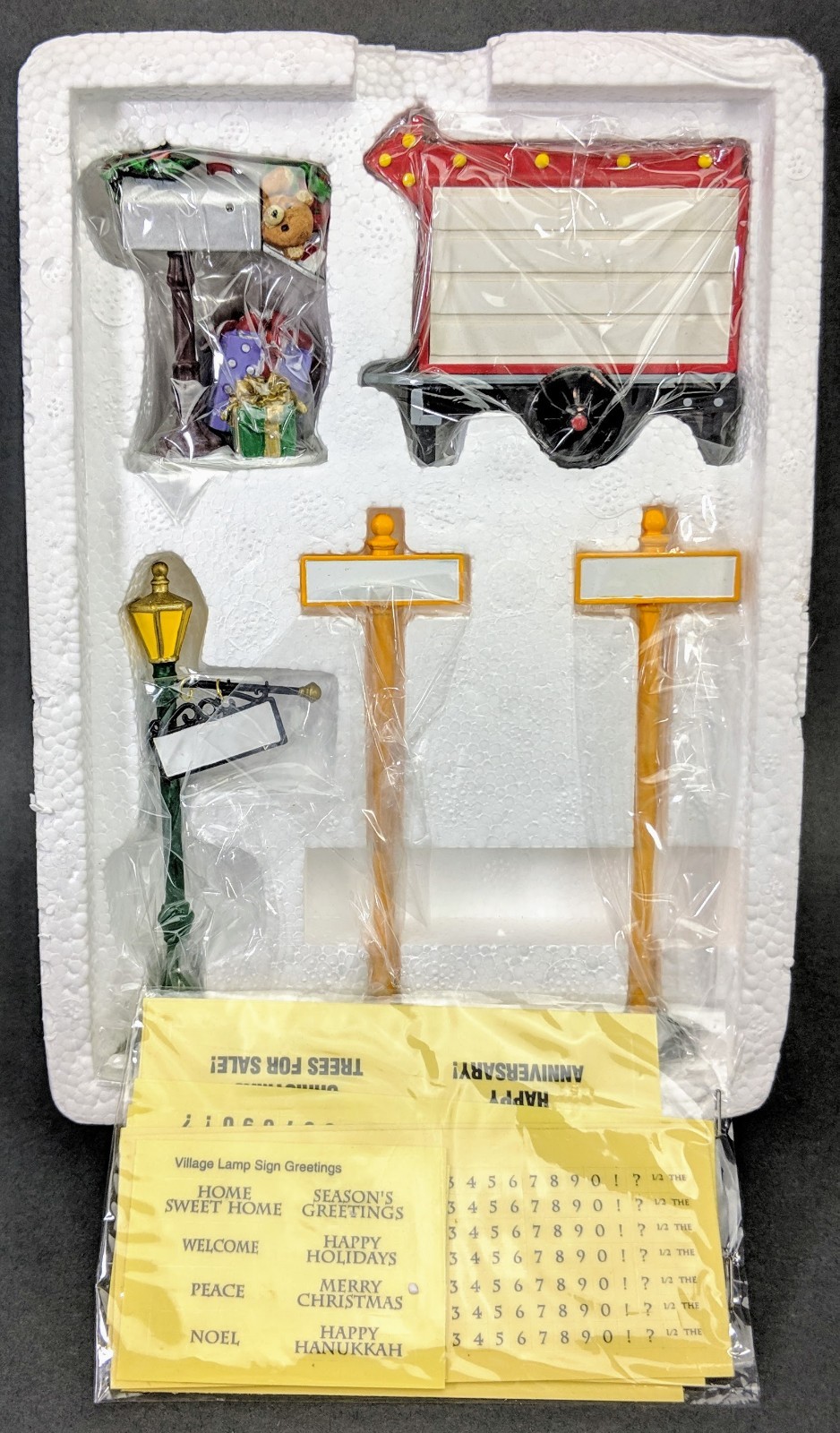 Dept 56 ~ Personalize Your Village Accessories - Village Accessories (52811) NEW