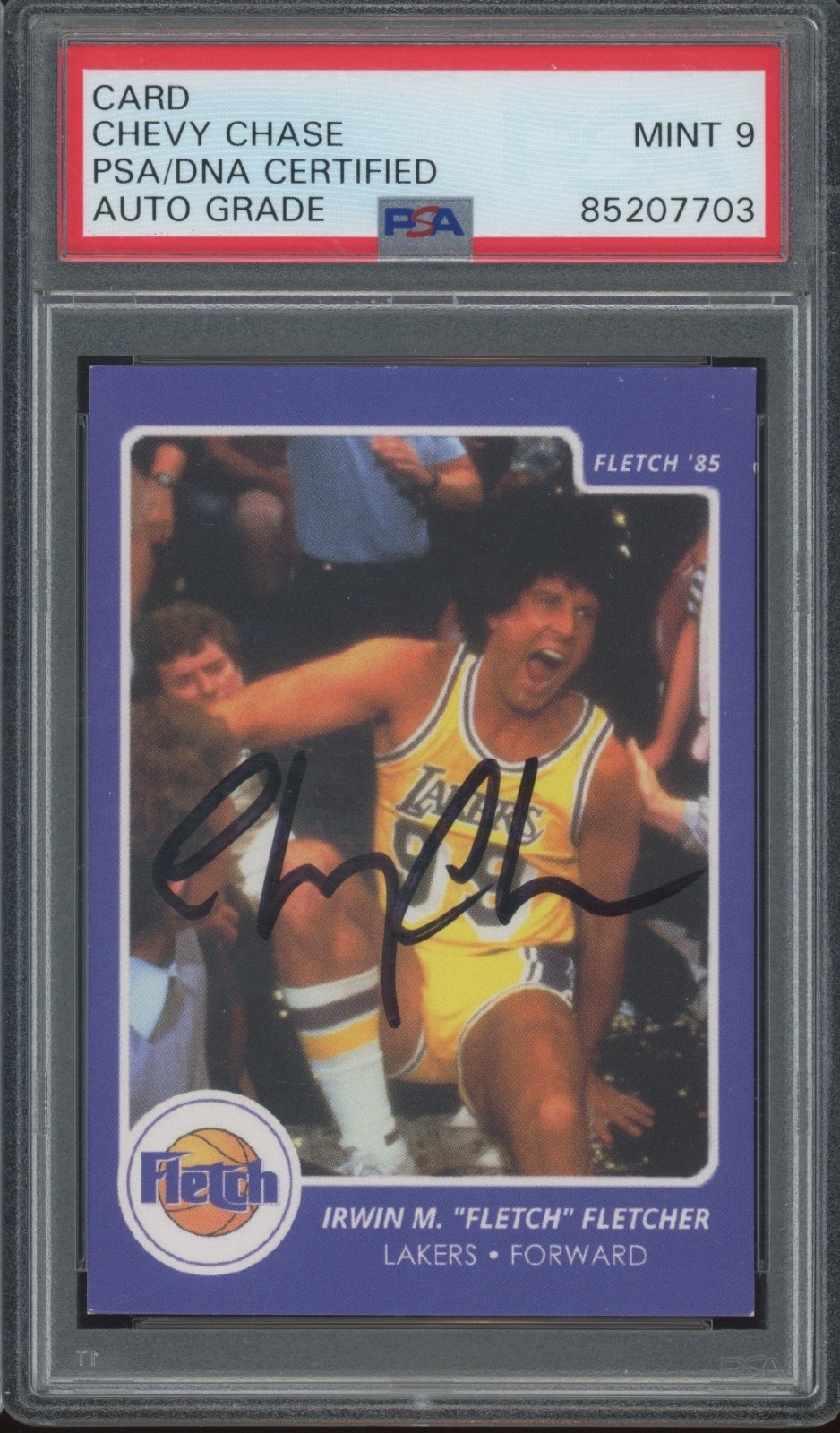 Fletch Chevy Chase Auto Autograph Mint PSA DNA 9 Auto