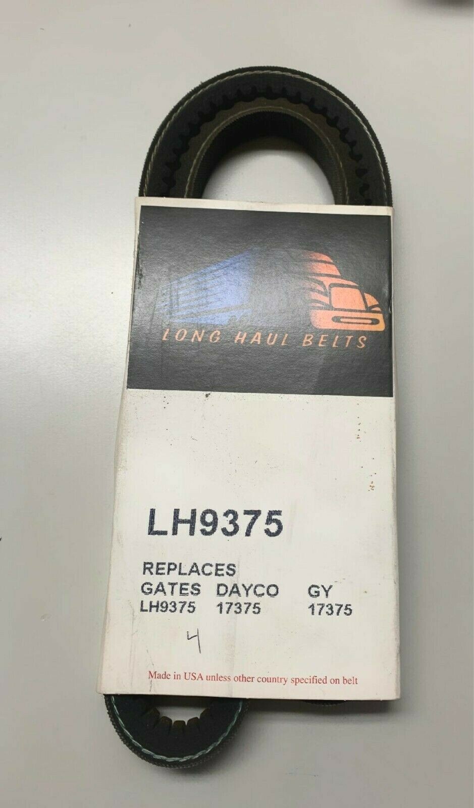 BELTS PART 9375 DAYCO17375 GY17375, # LH9375 | eBay