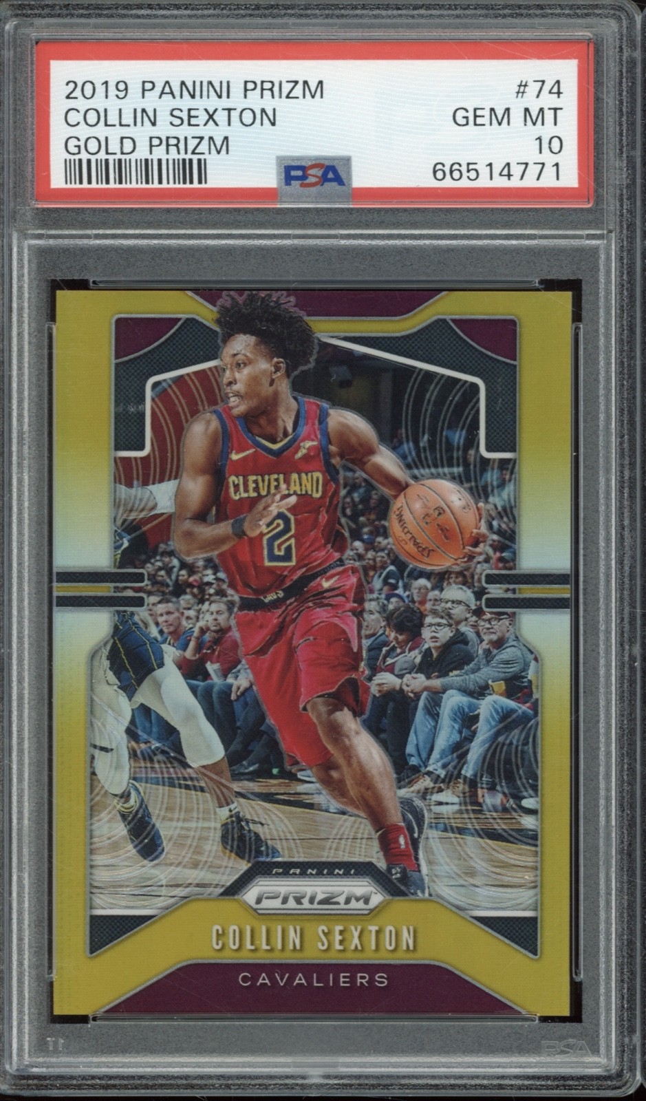 2019 Panini Prizm Gold #74 Collin Sexton 3/10 Gem Mint PSA 10