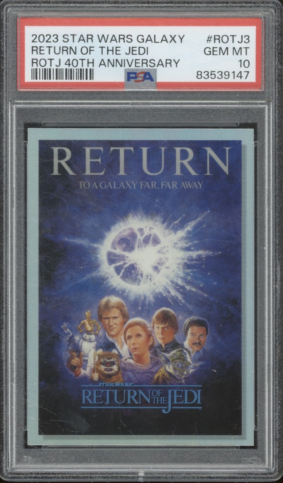 2022 Star Wars Galaxy 40th Anniversary Return Of The Jedi Gem Mint PSA 10