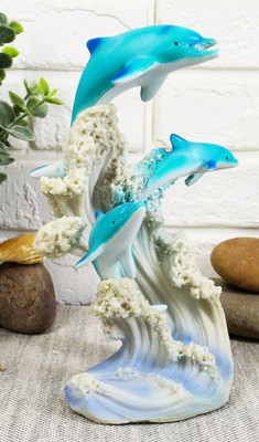 George S. Chen Imports SS-G-90085 Marine Life Three Dolphin Design Figurine S...