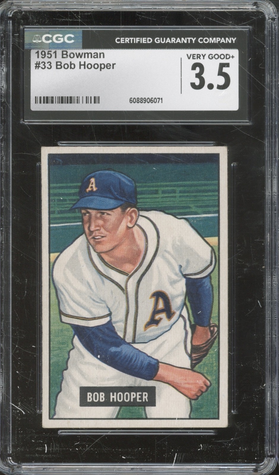 1951 Bowman Baseball Set-Break #33 Bob Hooper VG+ CGC 3.5
