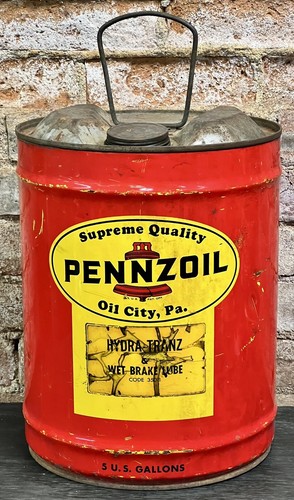 ビンテージ PENNZ OIL オイルドラム缶 61L オイル/ドラム缶】PENNZOIL (ペンゾイル) ビンテージ オイル缶