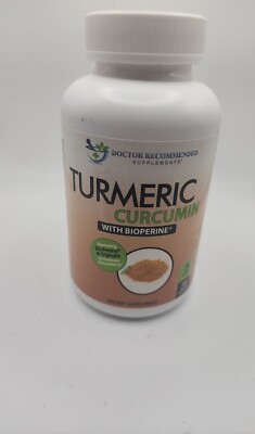Doctor Recommended Turmeric Curcumin Supplement 2250 mg - 180 Veggie Capsule