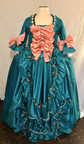 Madame De Pompadour, Marie Antoinette,18th Century Colonial Dress,