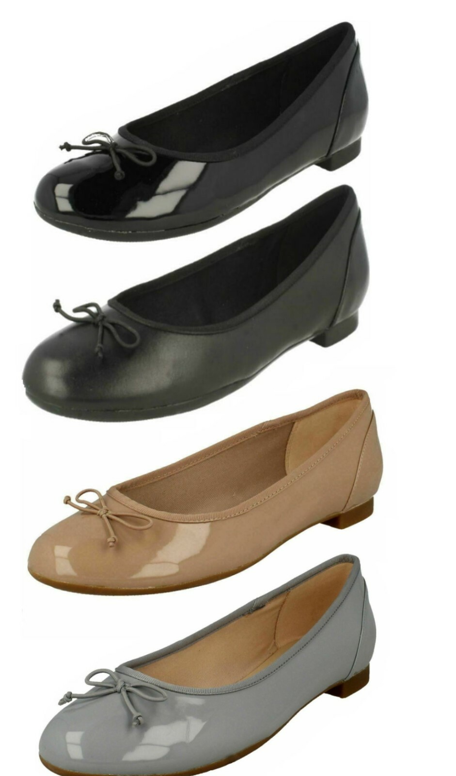 SALE * CLARKS Couture Bloom Ladies Ballerina Style Shoes | eBay