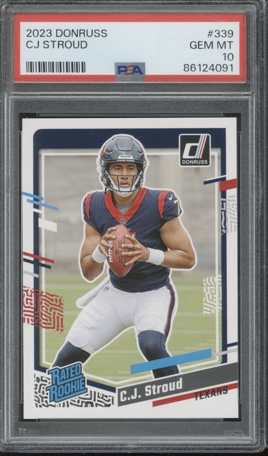 2023 Panini Donruss #339 C.J. Stroud RC Rookie Gem Mint PSA 10