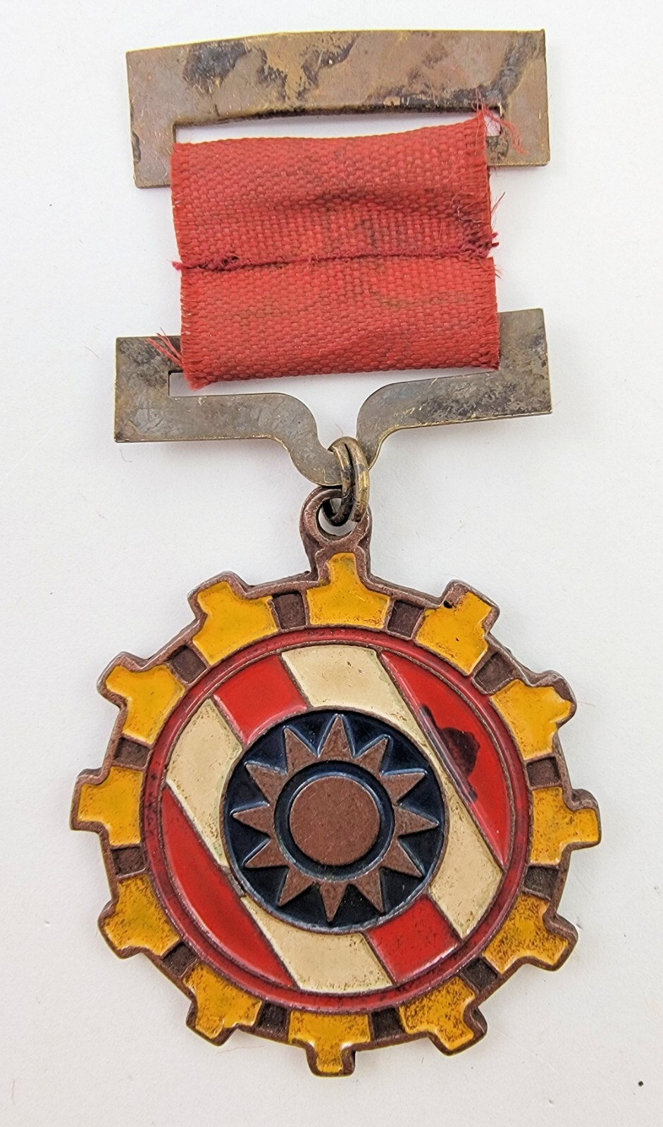 China Liang Huasheng Education Dir Kuomintang KMT Zhongnan Cadre Training Medal