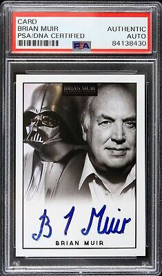 1976 Brian Muir Star Wars ''Darth Vader'' Signed Trading Card (PSA/DNA Slabbed)