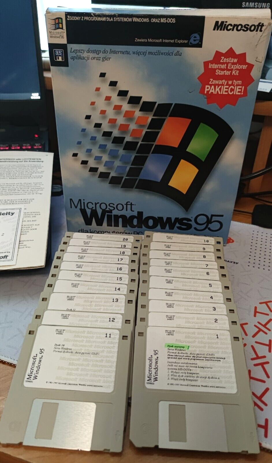 Microsoft Windows 95 OS Floppy Disk 3.5 Operation System | eBay