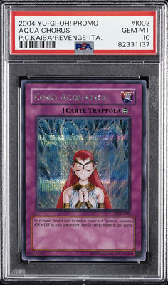 2004 YU-GI-OH! PROMO #I002 AQUA CHORUS PSA 10