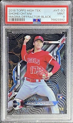 2018 Topps High Tek Black Magma Diffractor #HT-SO /50 PSA 9