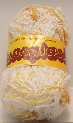 Brunswick Sunsplash Daffodil 40 Gram Skein Lot of 4