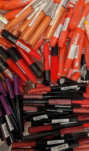 Lot Of 100 Pcs Premium Unused Cosmetics All Open Box/ Damaged Box