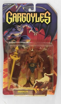 1995 Kenner Toys Gargoyles Brooklyn MOC Card Curl