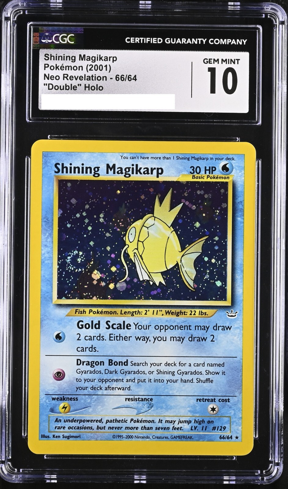 ポケモンカードゲーム　Shining Magikarp　英語版 66/64 Shining Magikarp 66/64 Neo Revelation Holo for sale online