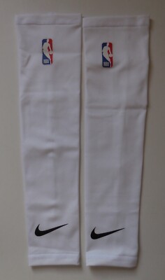 Nike NBA Dri-Fit Shooter Elite Arm Sleeves Men White/Black Medium