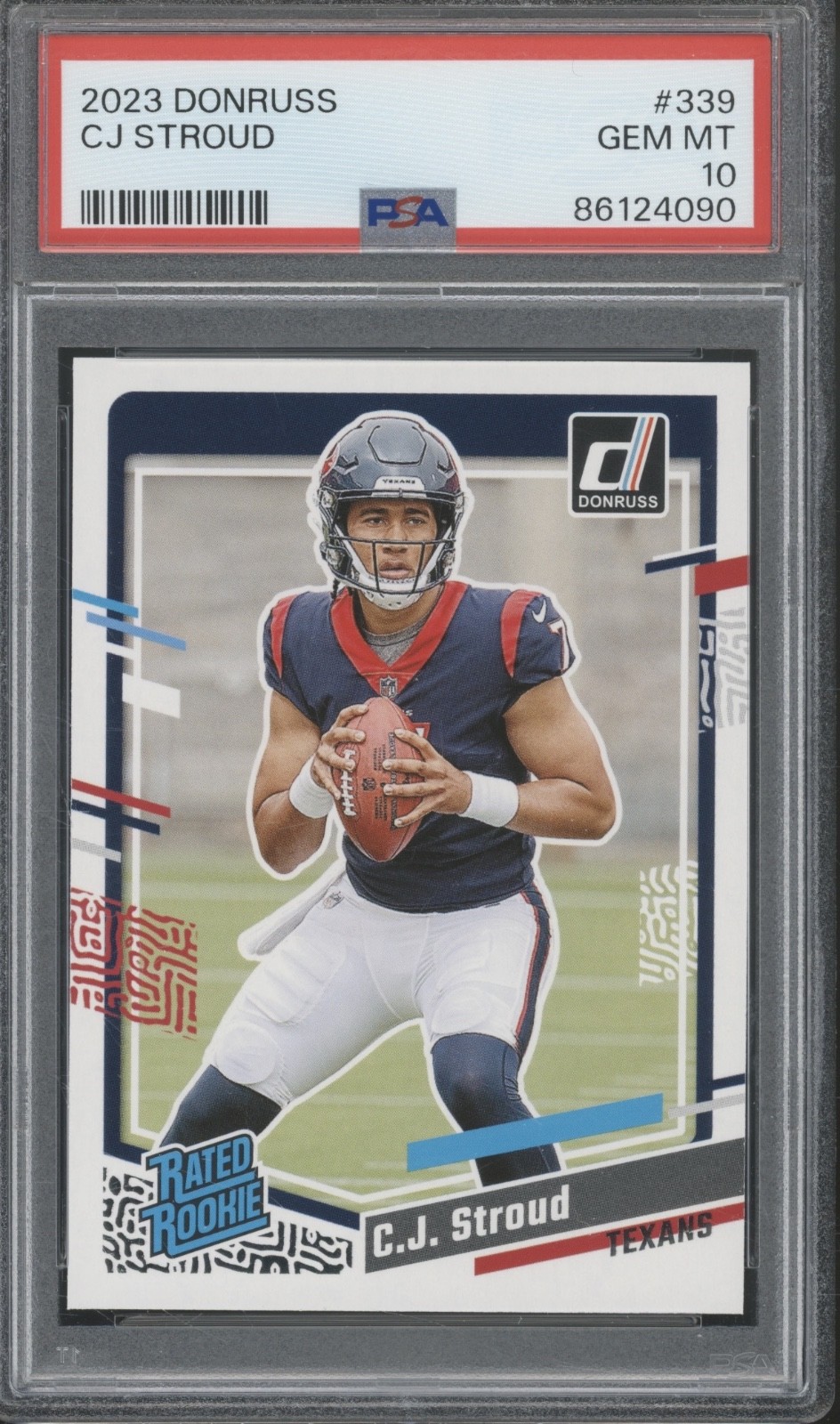 2023 Panini Donruss #339 C.J. Stroud RC Rookie Gem Mint PSA 10