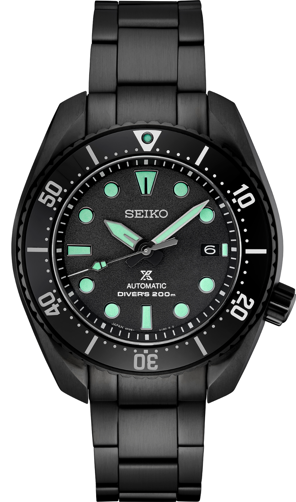 Pre-owned Seiko Limited Edition Prospex Night Vision Sea Sumo 45 Mm Watch Spb433
