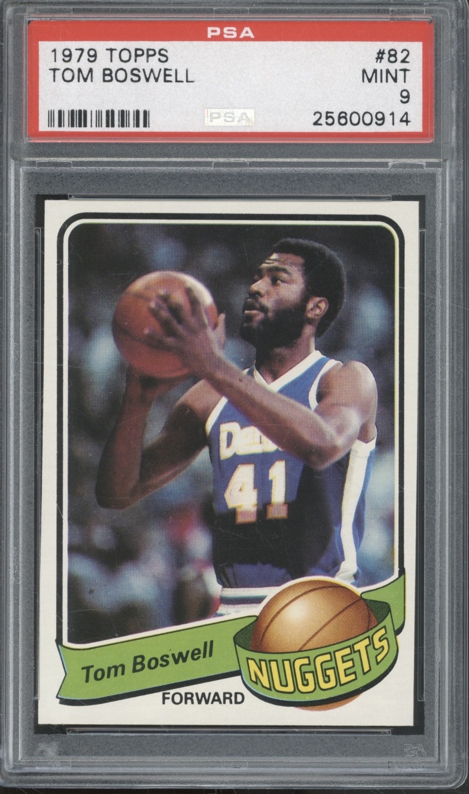 1979 Topps Basketball #82 Tom Boswell Mint PSA 9