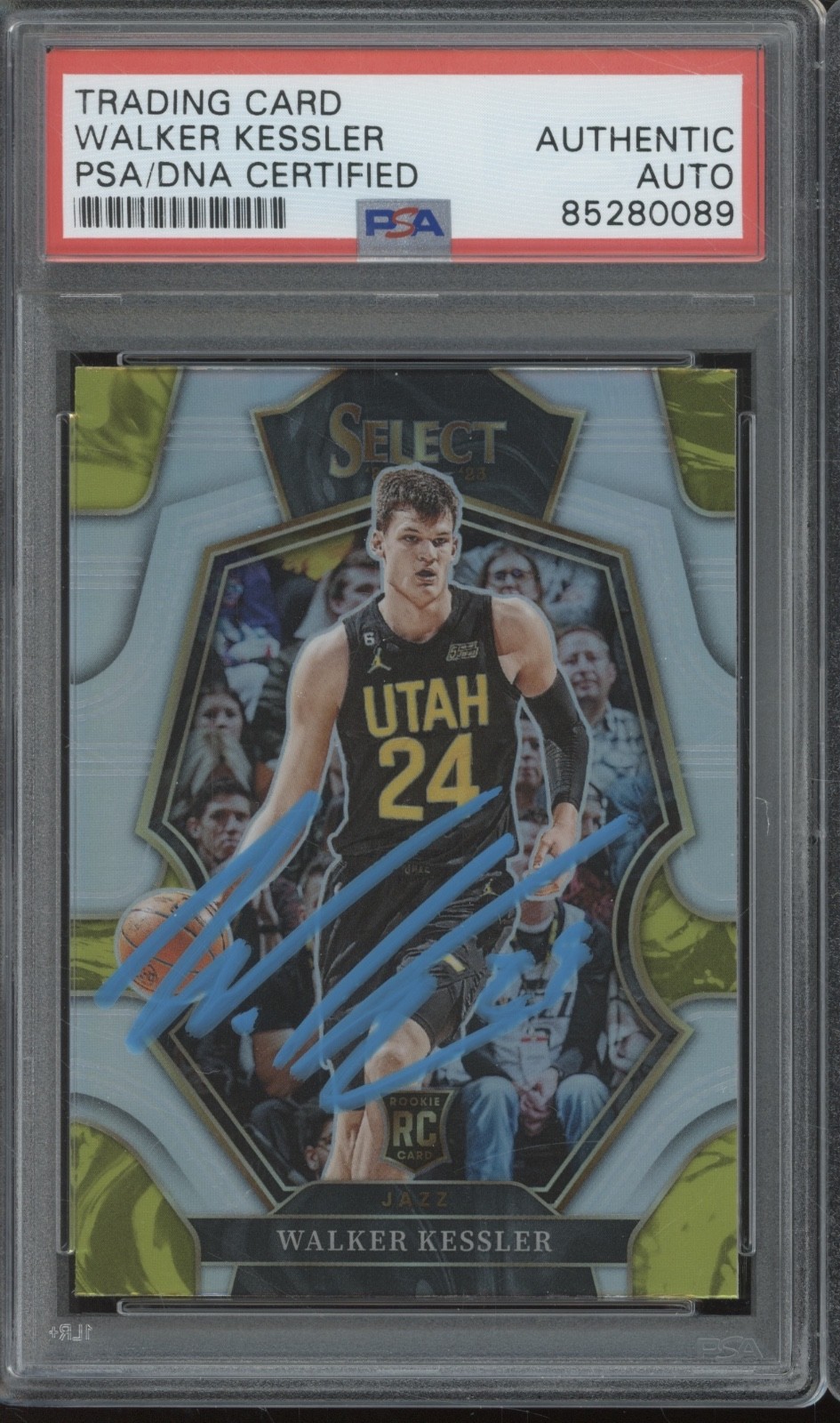 2022 Panini Select #187 Walker Kessler RC Rookie PSA DNA Authentic Auto