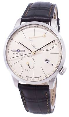 Zeppelin Series Flatline Power Reserve Germany Made 73665 Mens Watch
