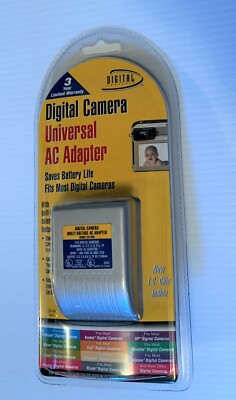 Digital Concepts CH-999 Digital Camera Universal AC Adapter Fits Most D. Cameras