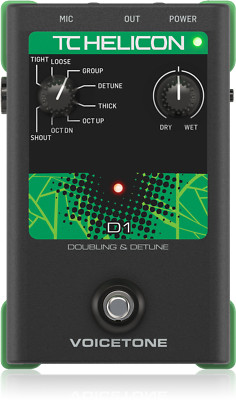 TC Helicon VoiceTone D1 Doubling & Detune Pedal