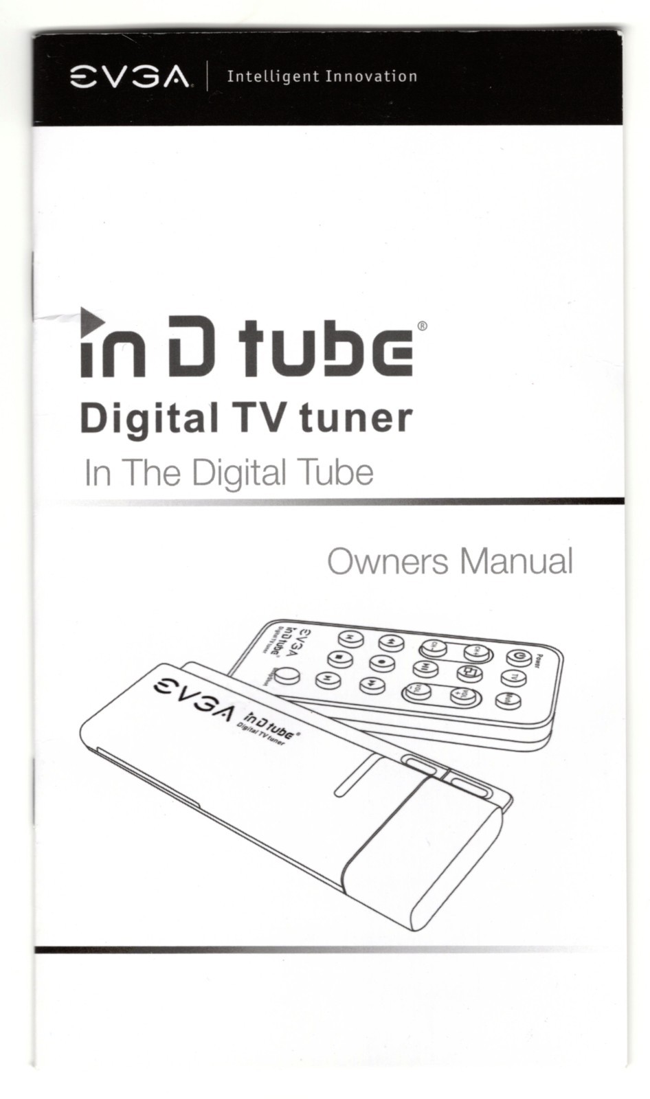 EVGA in D tube TV Tuner - 100-U2-1DTV-A1 - W/ Software, Remote, Manual & More!