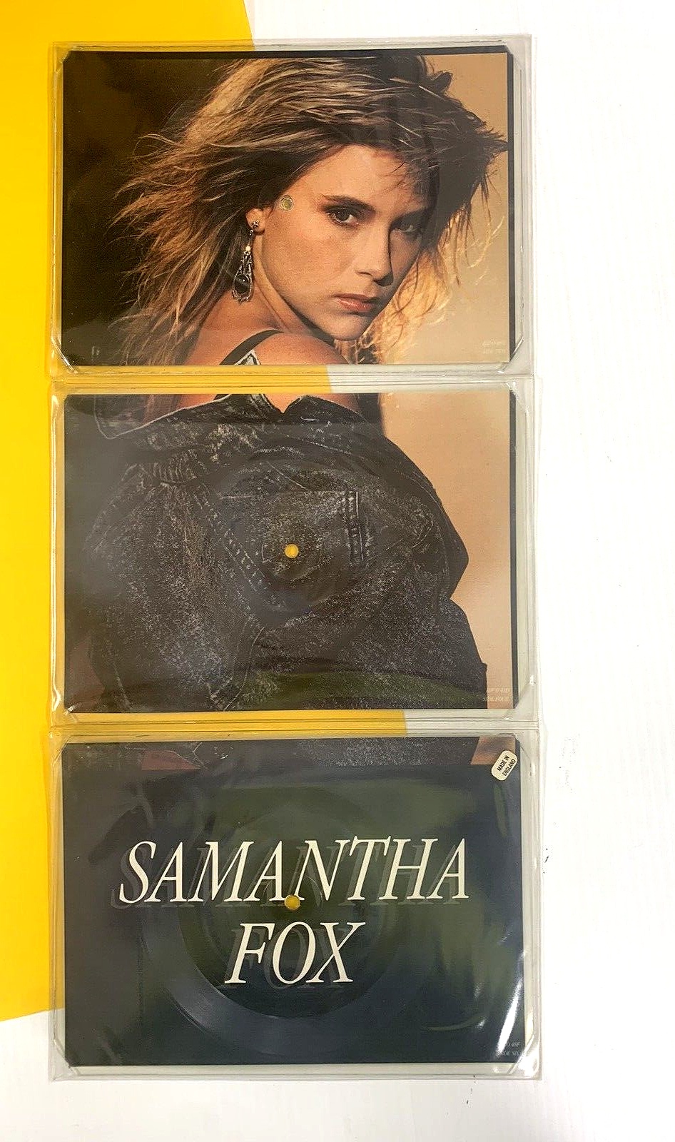 SAMANTHA FOX (1987) Triple Shaped UK Picture Disc *NEVER