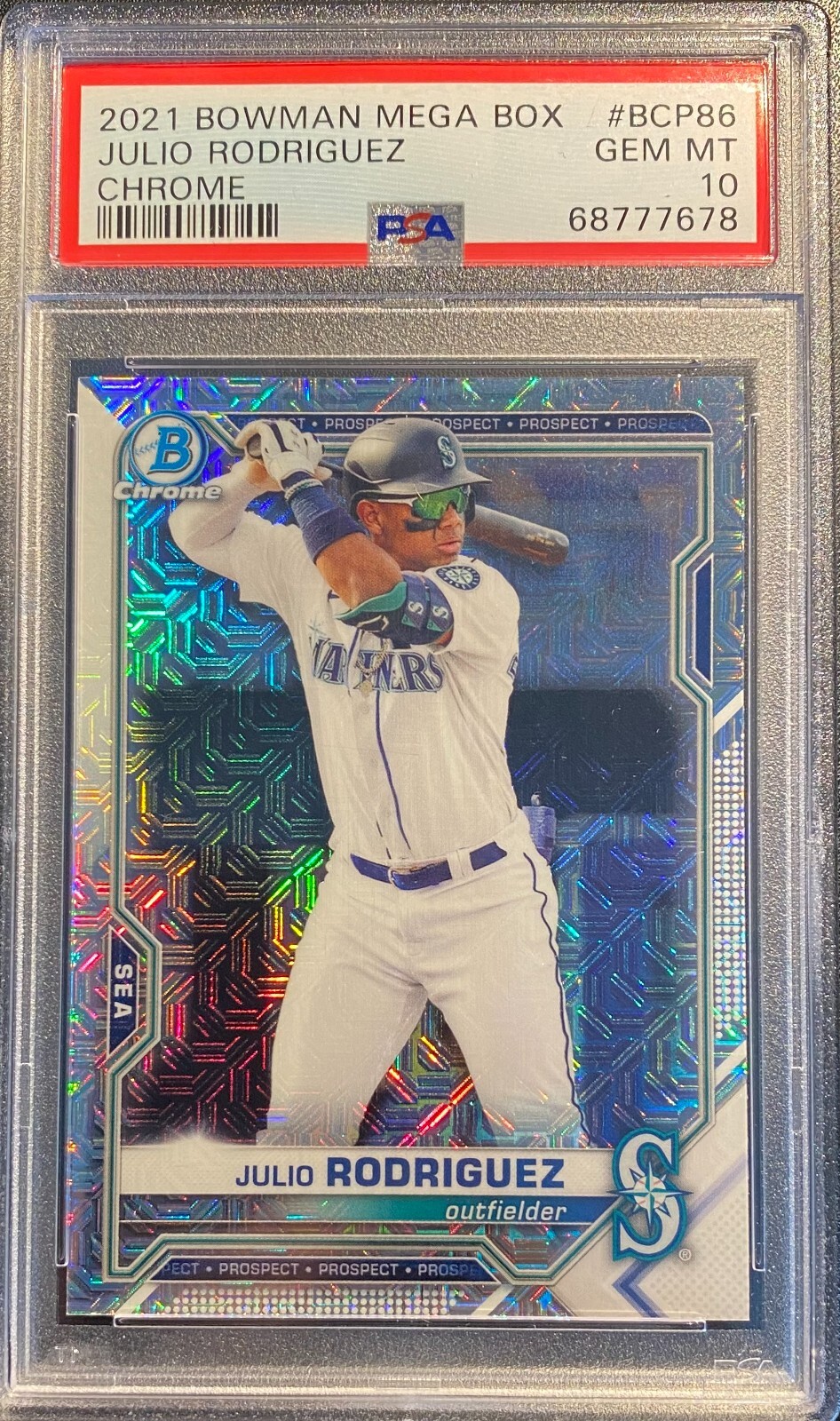 その他 bowman Julio Rodriguez psa10 chrome PSA 10 JULIO RODRIGUEZ AUTO 2019 Bowman Chrome Autograph