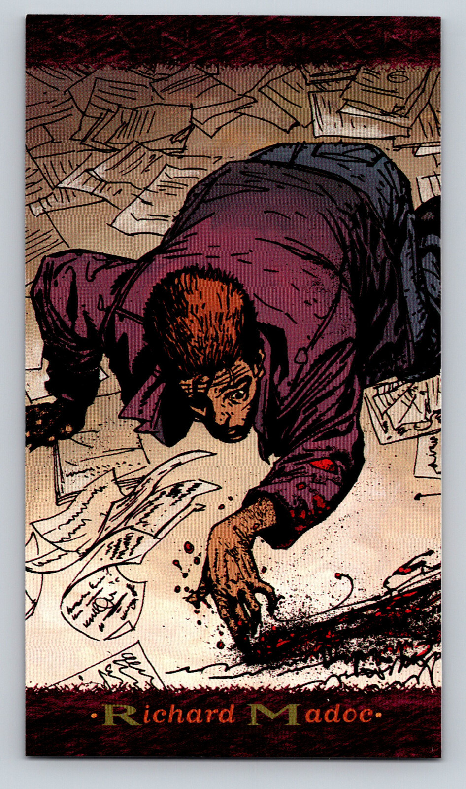 サンドマン　sky box カード　DC COMICS VERTIGO DC Comics Vertigo Sandman #53 Lucien the Librarian Trading