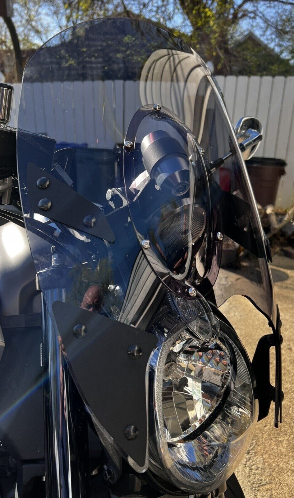 ブイマックス1700 スクリーン 2009-2022 Yamaha V Max 1700 Tall Touring Screen Windscreen