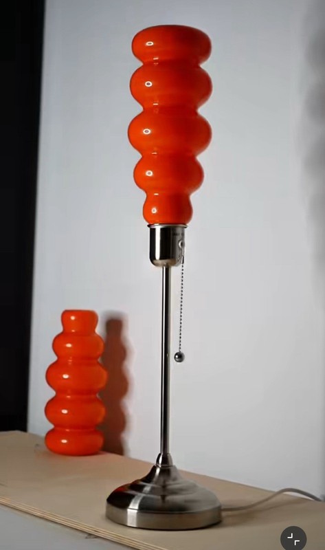 IKEA HACK ÅRSTID KÄLLARHALS Space Age MCM Orange Table Desk