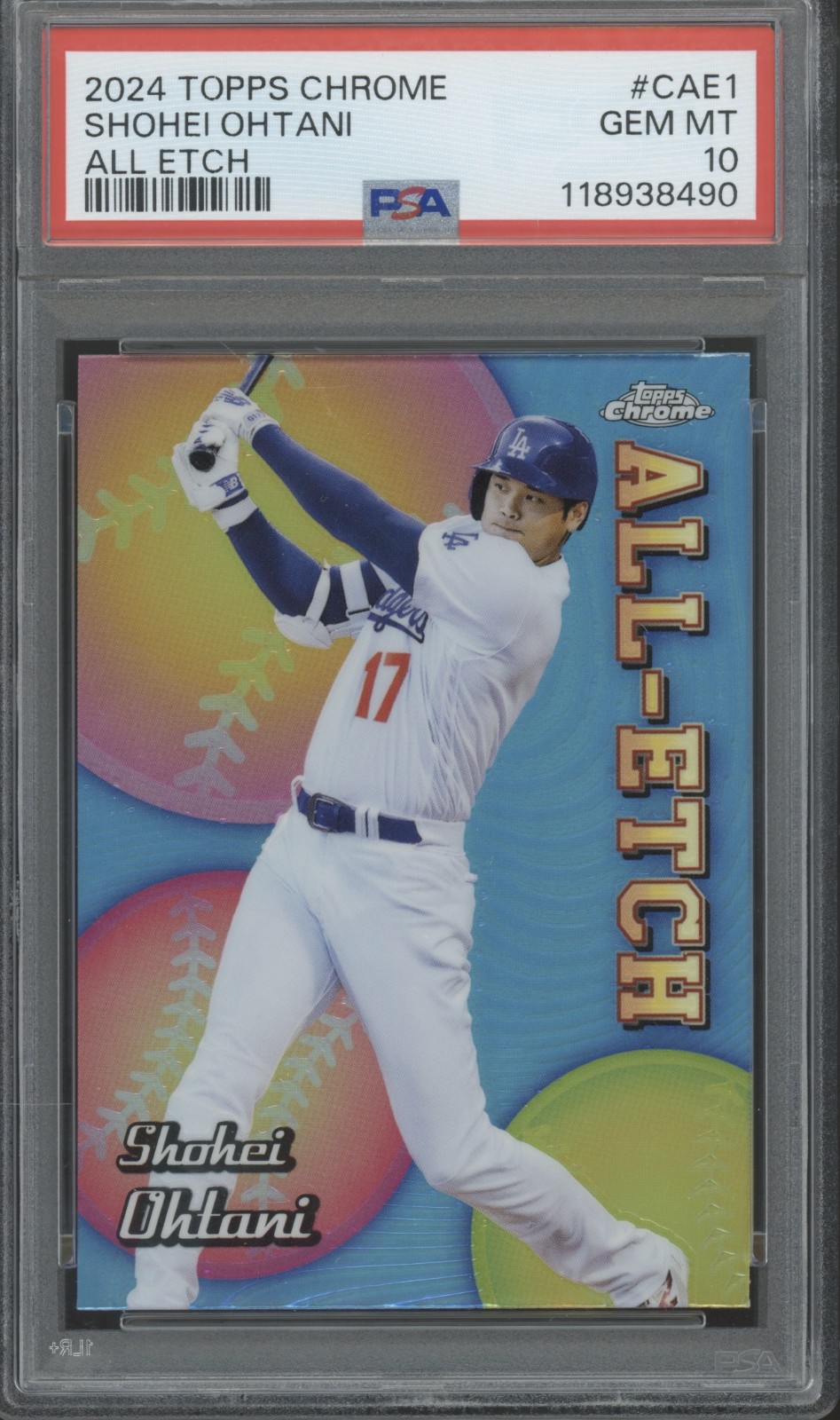 2024 Topps Chrome - All-Etch #CAE1 Shohei Ohtani Gem Mint PSA 10
