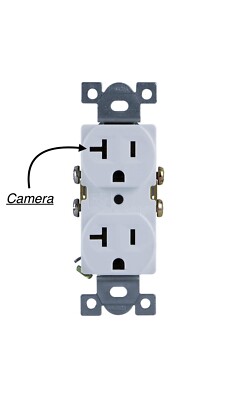 Wall Outlet Hidden 4k WiFi Camera