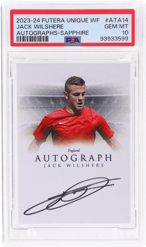 2023 Futera Unique World Football Jack Wilshere Auto