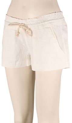 Roxy Oceanside Linen Shorts - Bright White - New