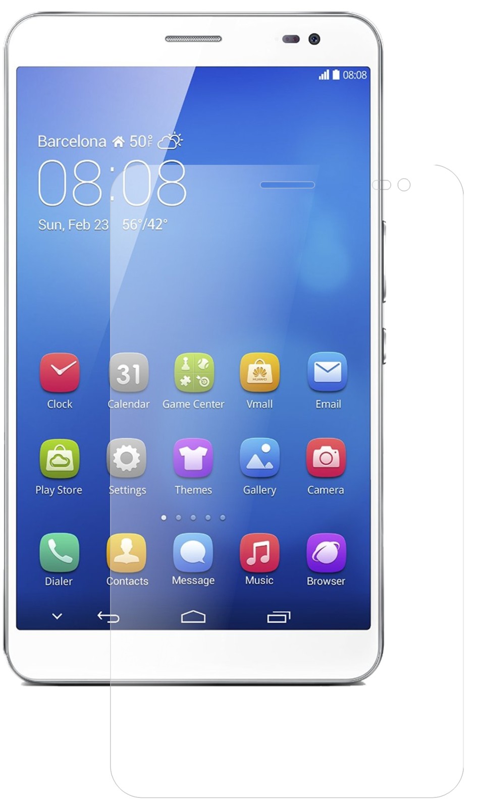 Dipos Pellicola Protettiva Antiriflesso Per Huawei MediaPad X2 – 2 Pezzi, Taglio Laser, Made In Germany - 4
