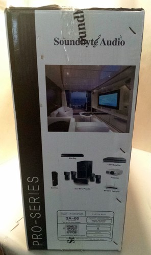 Soundbyte Audio Home Theater System SA-66 Brand New - Open Box